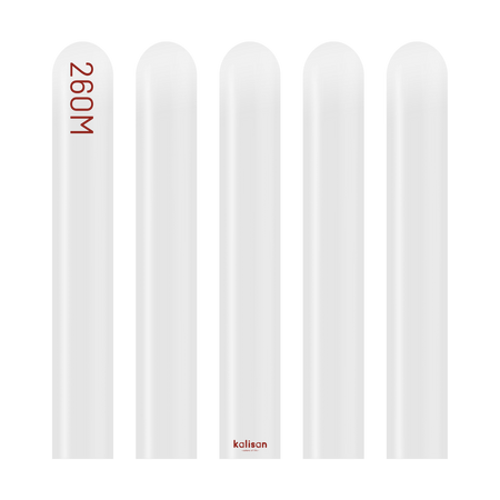 Modellierballons 260M,Standard Transparent, 115cm, 100 Stück